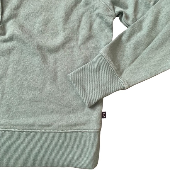 Gap sage green henley crewneck sweatshirt size XS - Picture 3 of 5